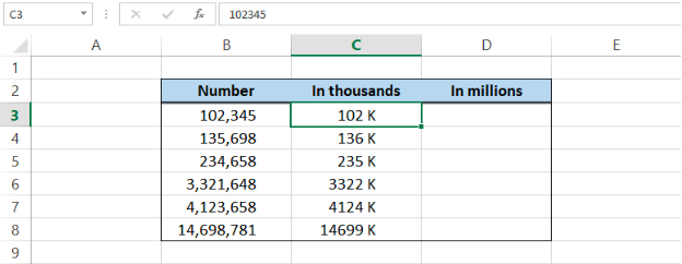 excel for mac, format thousands