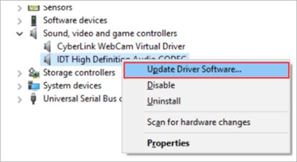 idt high definition audio codec download windows 10